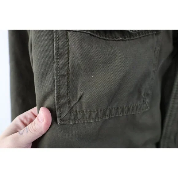 Vintage Y2K American Eagle Outfitters Mens Medium Military Field Parka Jacket
